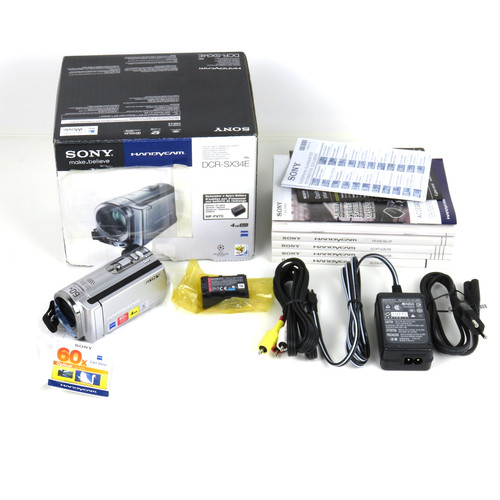New sony handycam dcr sx34e - new,