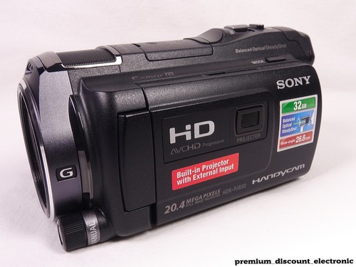 Sony hdr pj650ve full - hdr-pj650ve, flash