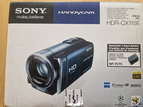 Sony hdr cx115e - full, hd