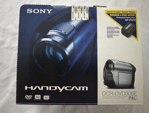 Sony handycam dcr - sony, dcr-dvd306e